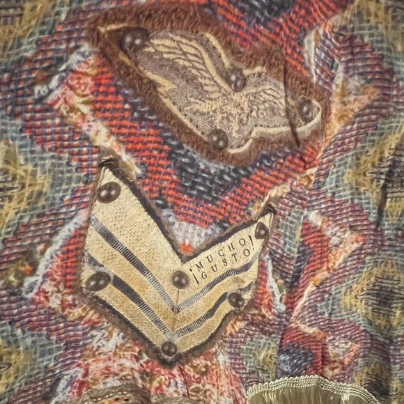 Luxury 100%silk Mucho Gusto Sleeveless Vest - Picture 8 of 9